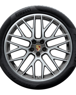 21” Porsche Macan RS Spyder Design OEM Complete Wheel Set