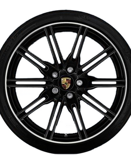 21” Porsche Cayenne Sport Edition OEM Complete Wheel Set