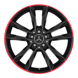 19" Mercedes-Benz GLA 5 Twin Spoke OEM Complete Wheel Set