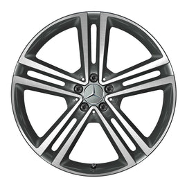 21" Mercedes-Benz GLE 5 Twin Spoke OEM Complete Wheel Set