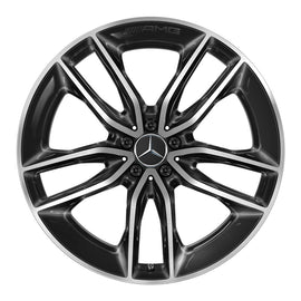 22" Mercedes-Benz GLE AMG 5 Double Spoke OEM Complete Wheel Set