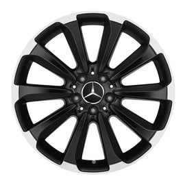 19" Mercedes-Benz C-Class 10 Spoke OEM Complete Wheel Set