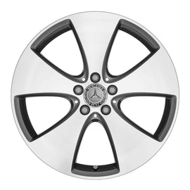 19" Mercedes-Benz E-Class 5 Spoke OEM Complete Wheel Set