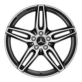 19" Mercedes-Benz E-Class AMG 5 Twin Spoke OEM Complete Wheel Set