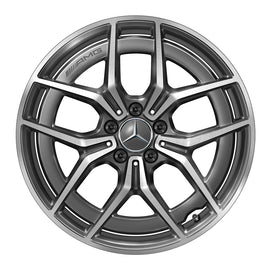19" Mercedes-Benz E-Class AMG 5 Double Spoke OEM Complete Wheel Set