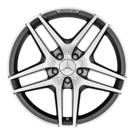 19” Mercedes-Benz S-Class AMG 5 Twin Spoke OEM Complete Wheel Set