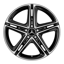 19" Mercedes-Benz E-Class 5 Twin Spoke OEM Complete Wheel Set