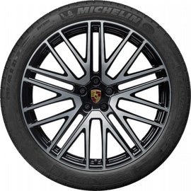 21” Porsche Macan Turbo V OEM Complete Wheel Set